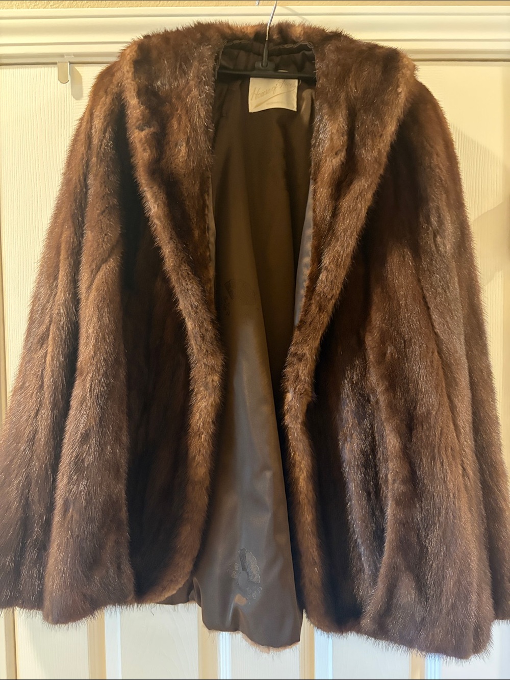 Luxurious Brown Faux Fur Coat - Women's Jacket